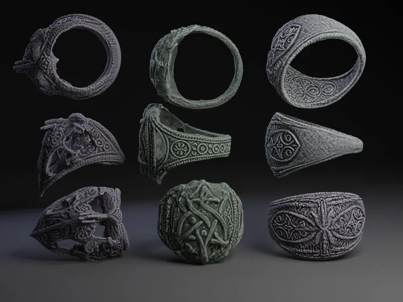 Gothic Ring Set