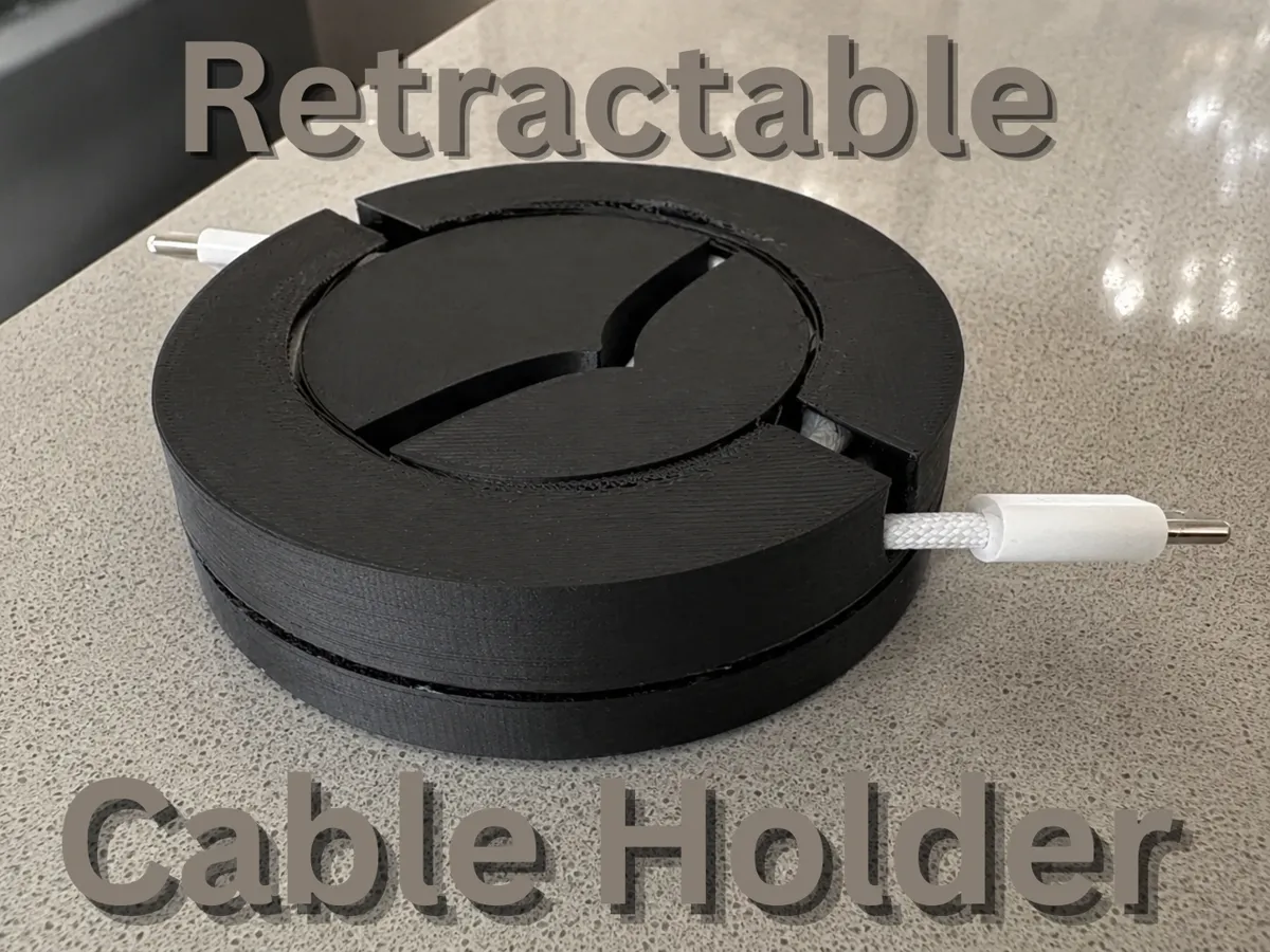 Retractable Cable Organizer - Free 3D Print Model - MakerWorld