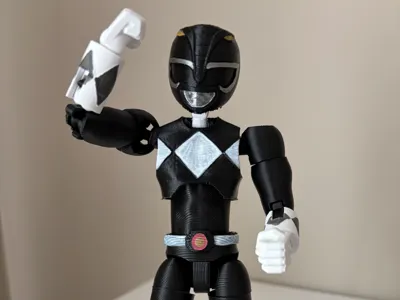 Dummy 13 Power Rangers Black Ranger v2