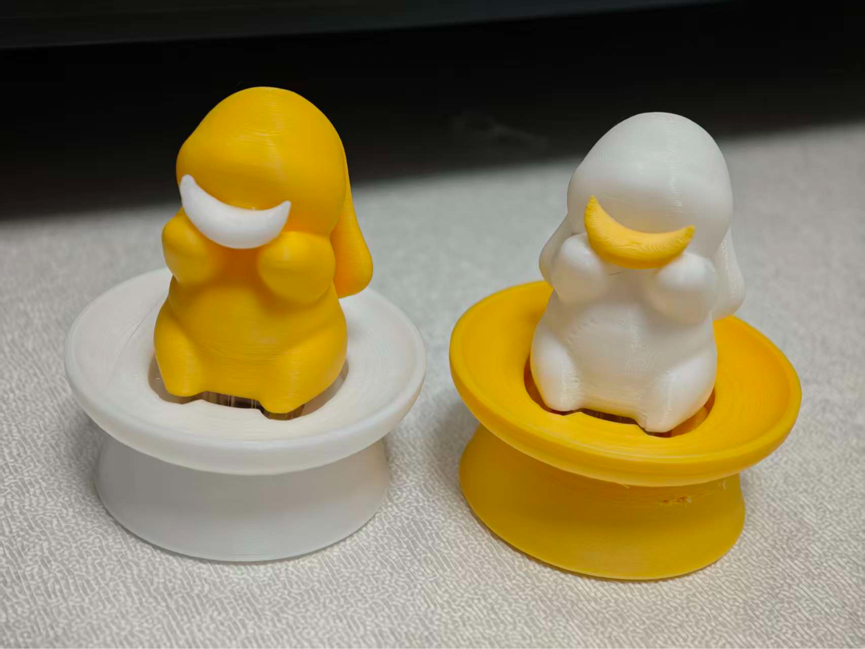 Miniatura 1 do modelo 3D 中秋好运兔（按压玩具）兔迎中秋，财满庭