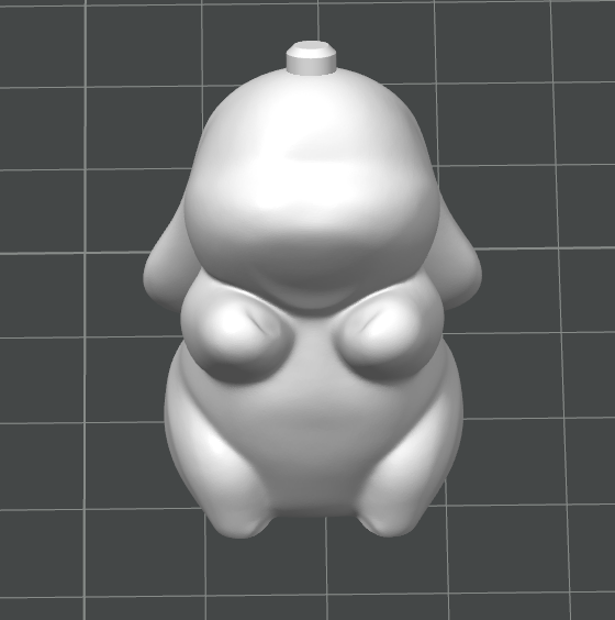 Miniatura 4 do modelo 3D 中秋好运兔（按压玩具）兔迎中秋，财满庭