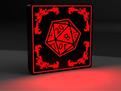 DND D20 lightbox