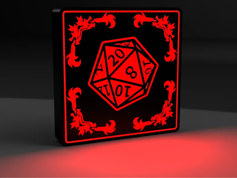 DND D20 lightbox