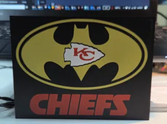 Batman Kansas City Chiefs Lightbox