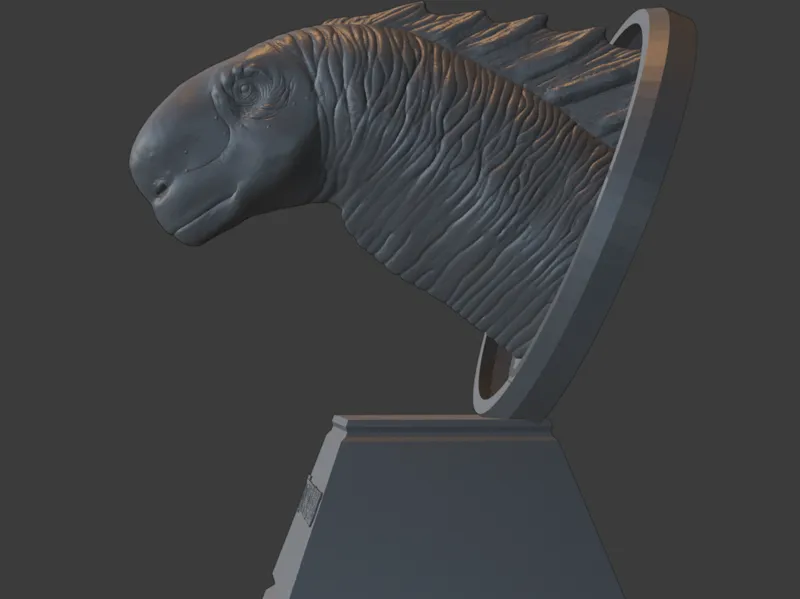 Jurassic World Reborth Titanosaurus Bust