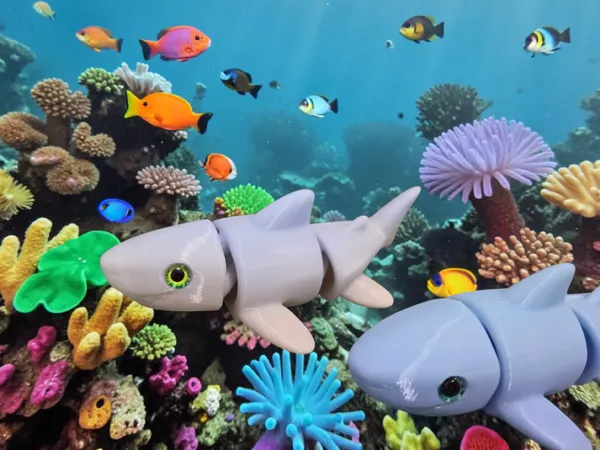 Requin flexible — compatible yeux de verre 6 et 8 mm