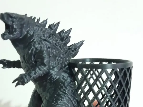 Porte-crayons Godzilla