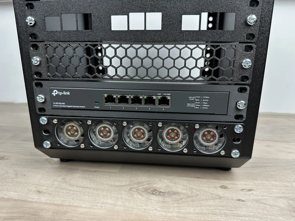 1U 5x40mm Fan Panel for 10