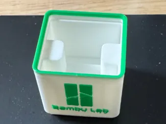 Gridfinity Bin for Bambu Scraper w/ Logo (2 color)