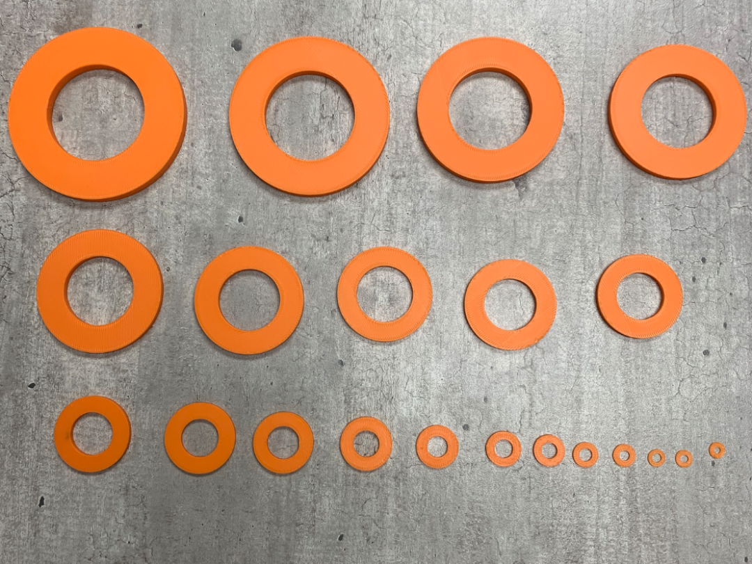 Standard Metric Washers: M2.5-M39