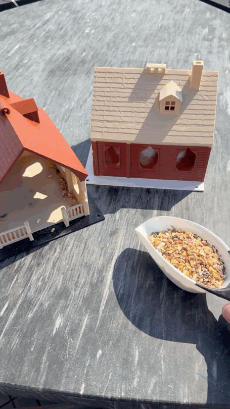 House style Hanging Bird Feeder