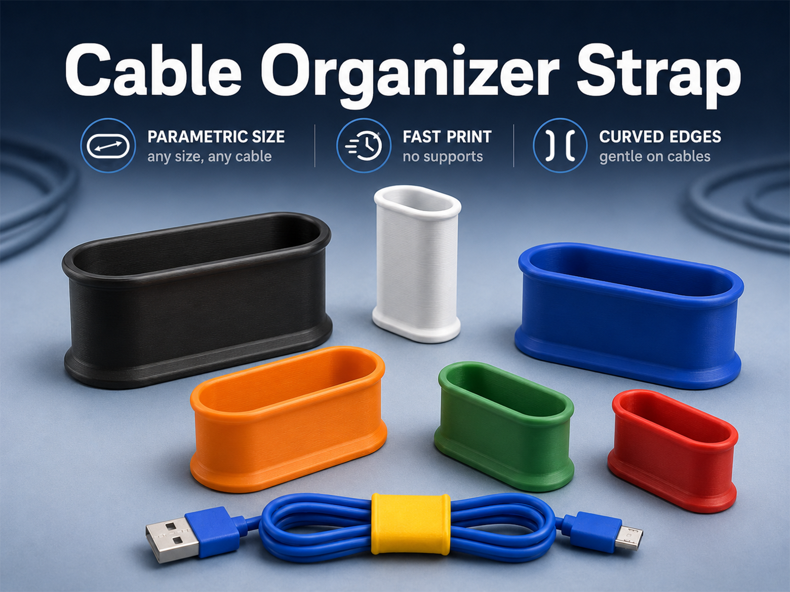 Cable Organizer Strap