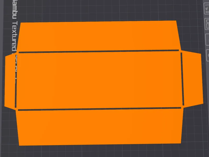 envelope template - Dima per Busta - 21 x 7.5 cm