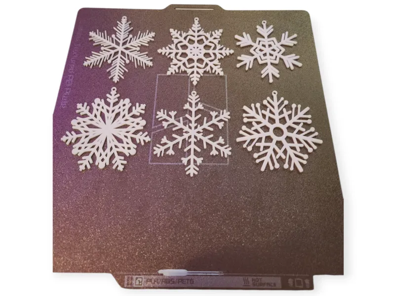Snowflake Christmas decorations