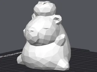 Low Poly Capybara