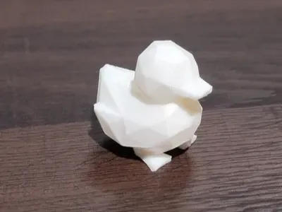 Canard low poly