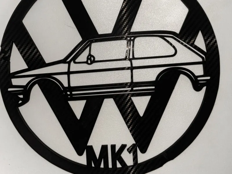 VW Golf MK1 Wall Art