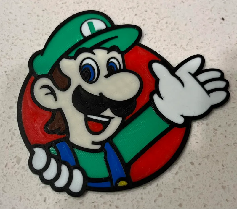 Luigi 2D Wall Art