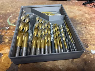 Simple Drill bit holder Gridfinity Refined