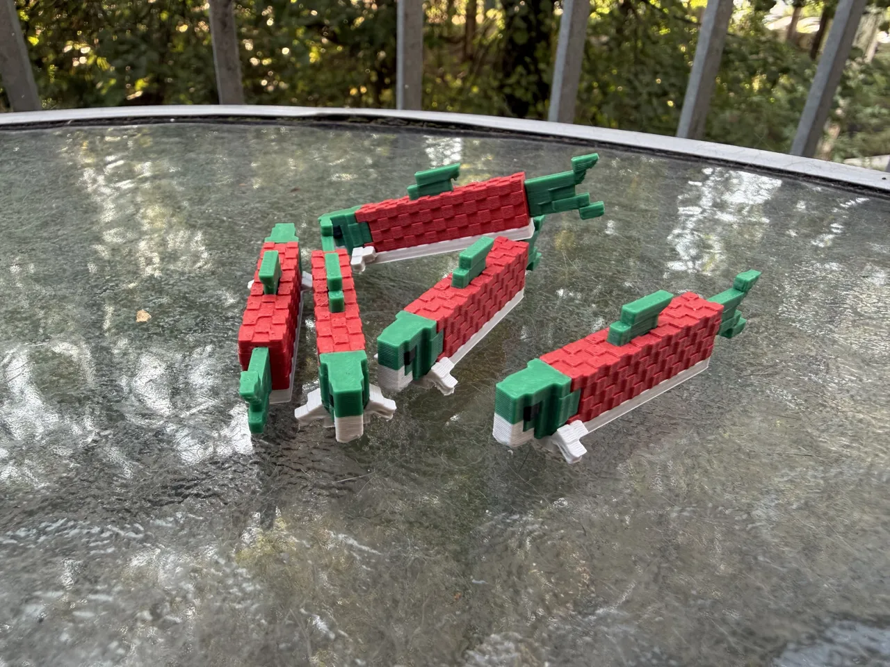 Minecraft inspired: Salmon FISH AMS version view 2
