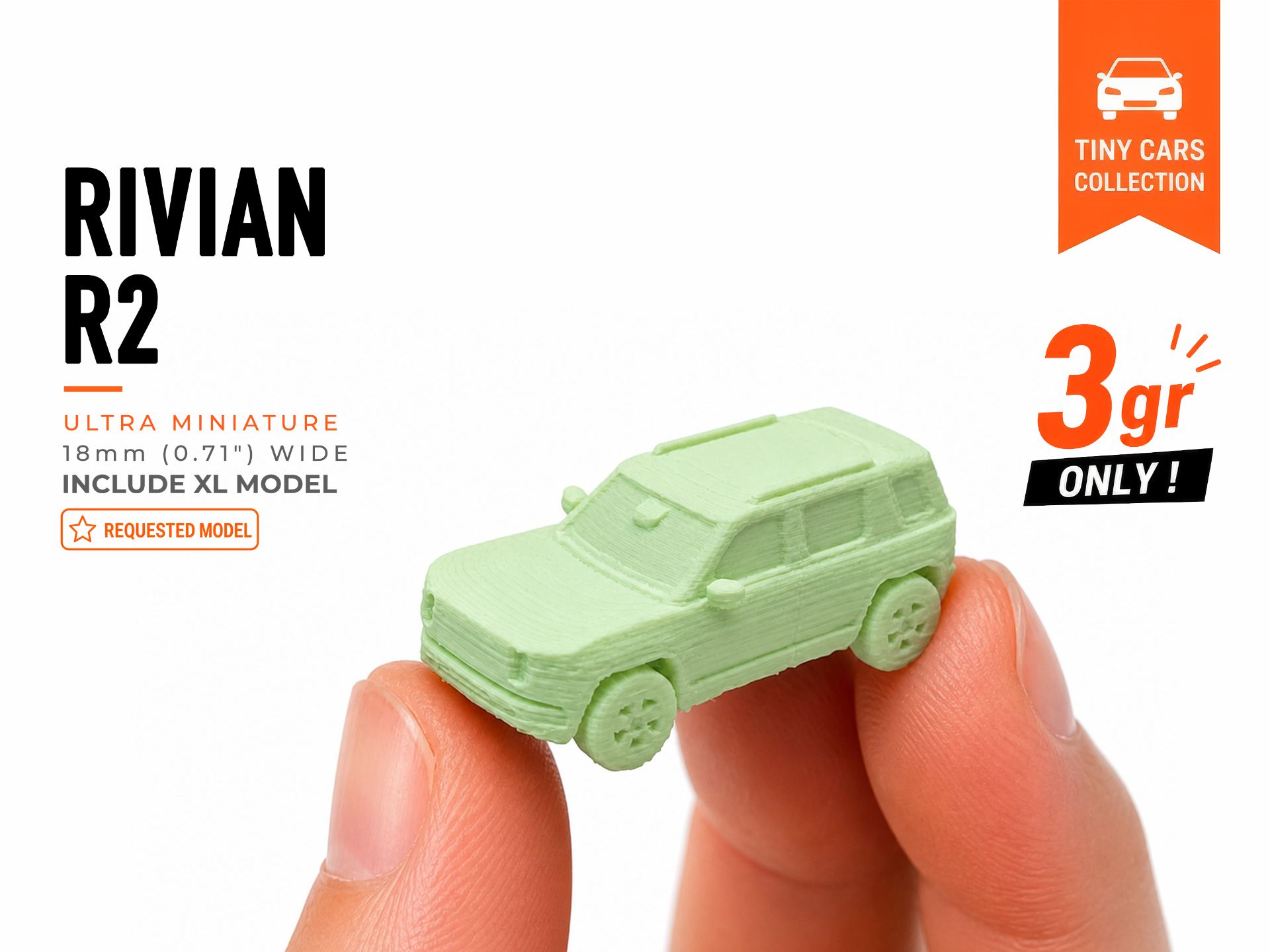 Tiny Rivian R2 - Mini Cars Series