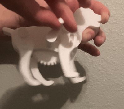 Mechanical Walking Dog Automaton