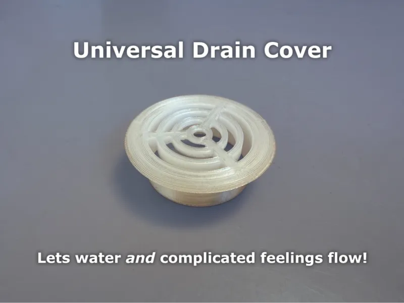 High Flow Universal Bathtub Drain Cover