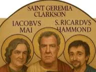 saint trio from top gear litophane