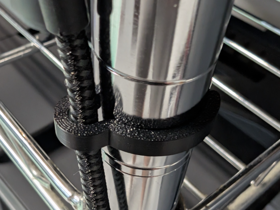 Parametric Wire Shelf & Pole Cable Clamp