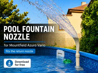Pool Fountain Nozzle for Mountfield Azuro Vario