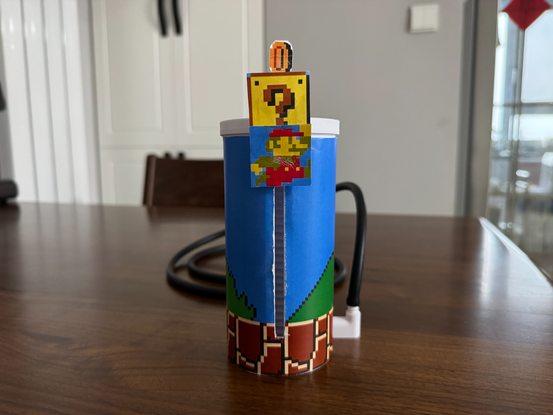 Miniatura 1 do modelo 3D 超级玛丽肺活量训练器 吹气也能顶金币！