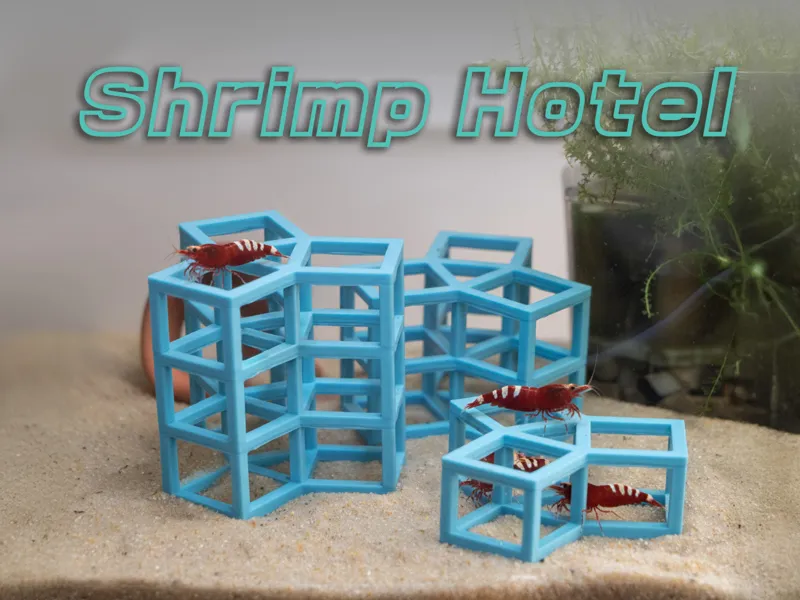Shrimp Hotel: Modular Aquatic Shelter for Fry