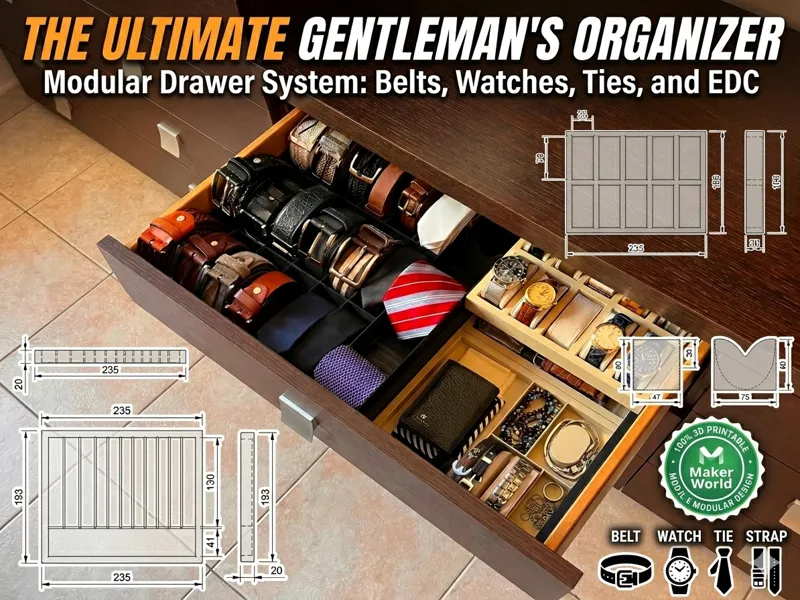 Man/Woman Drawer Organizer