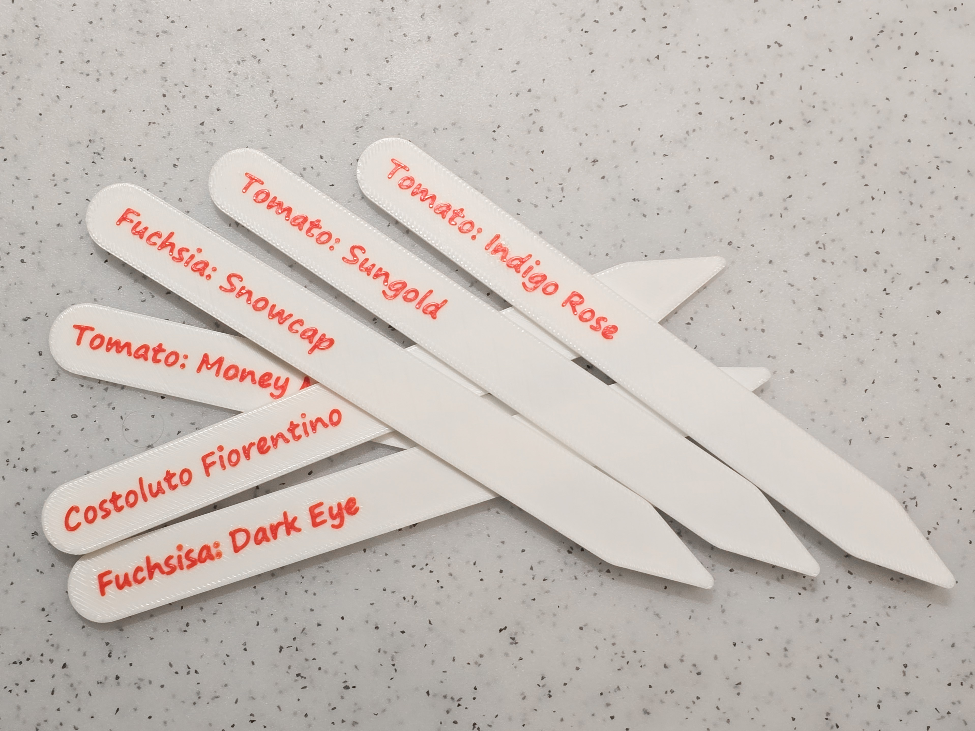 Miniatura 6 do modelo 3D Plant labels