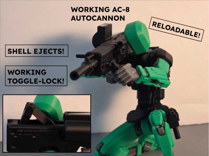 Working Helldivers 2 AC-8 Autocannon For Dummy 13