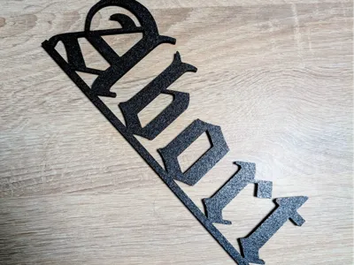 Toilet Door Sign