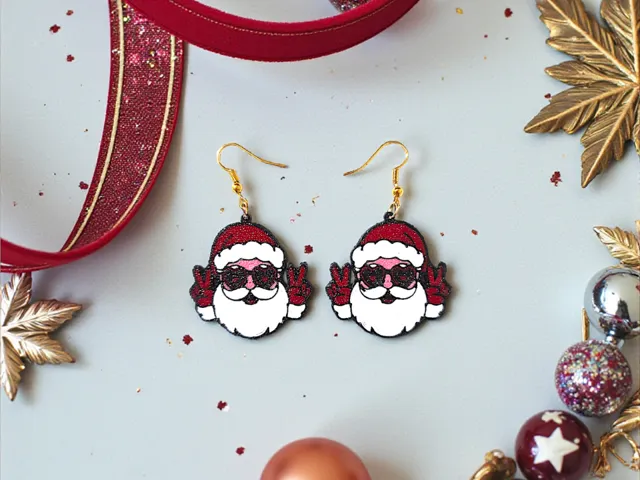 Love Santa Claus earrings