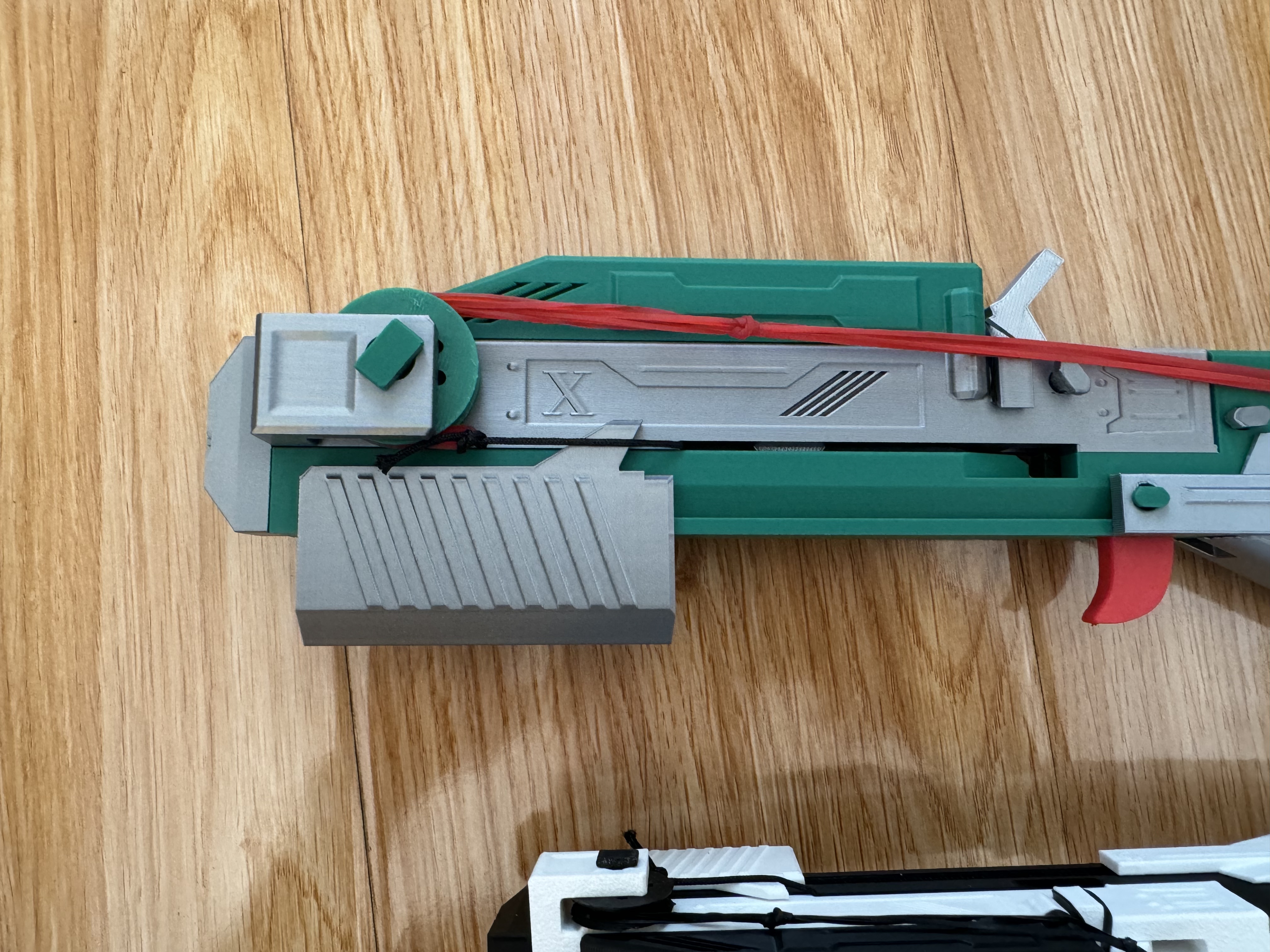 Miniatura 2 do modelo 3D 皮筋动力枪