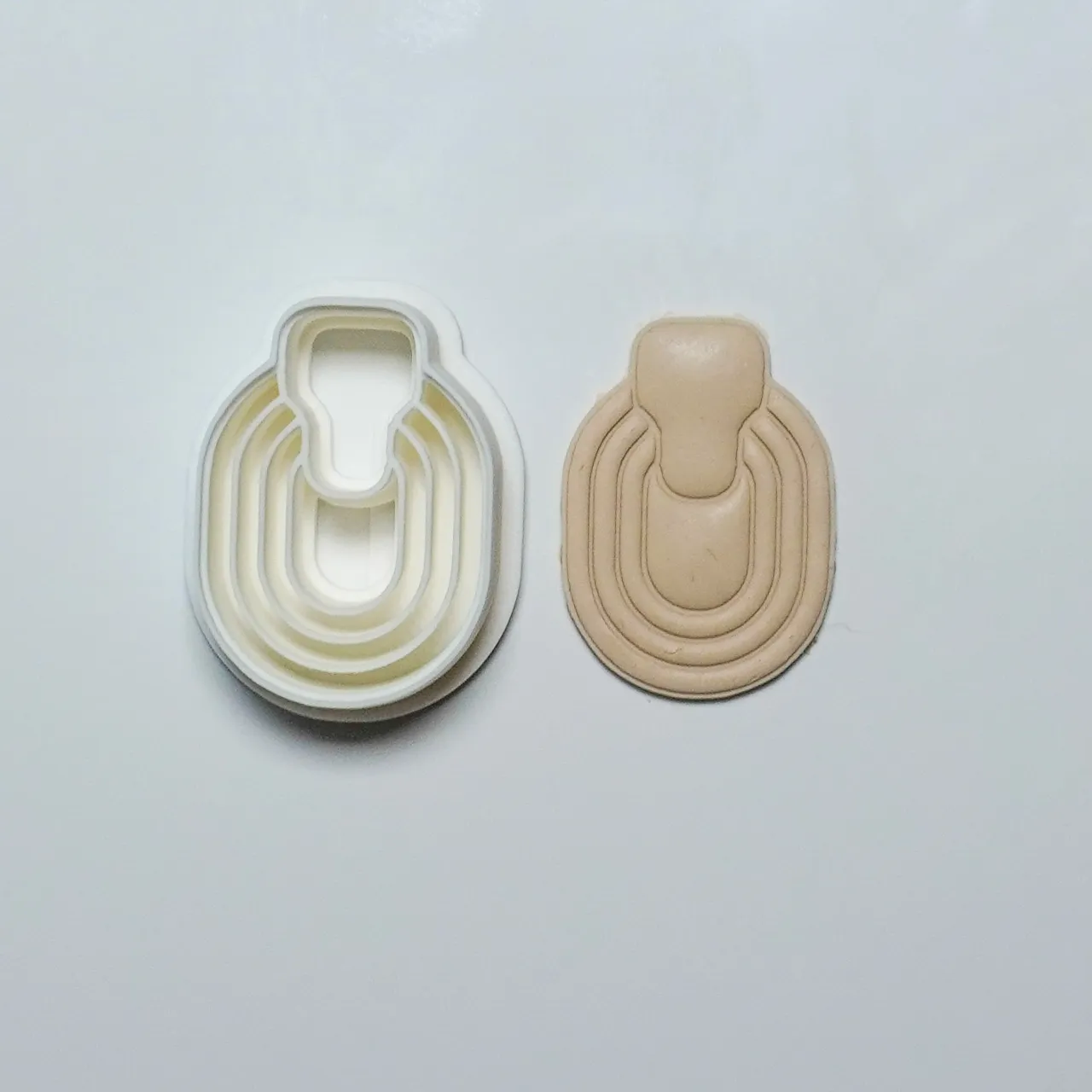 Ornamental Polymer Clay Cutter Earrings Necklace view 2