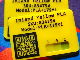 Filament Swatch Template