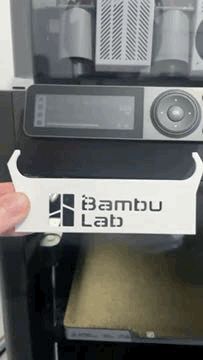 Bambu Lab P1S Front Badge Clip |Printer Decoration