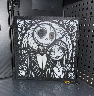 LED Lightbox Nightmare before Christmas