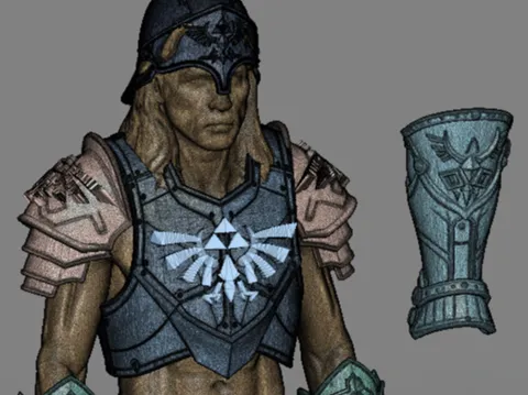 Accesorio para filamento: WEARABLE Zelda Full Scale Cosplay Armor - Soldier — referencia de MakerWorld
