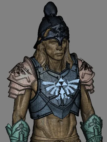 Accesorio para filamento: WEARABLE Zelda Full Scale Cosplay Armor - Soldier — vista de referencia 2