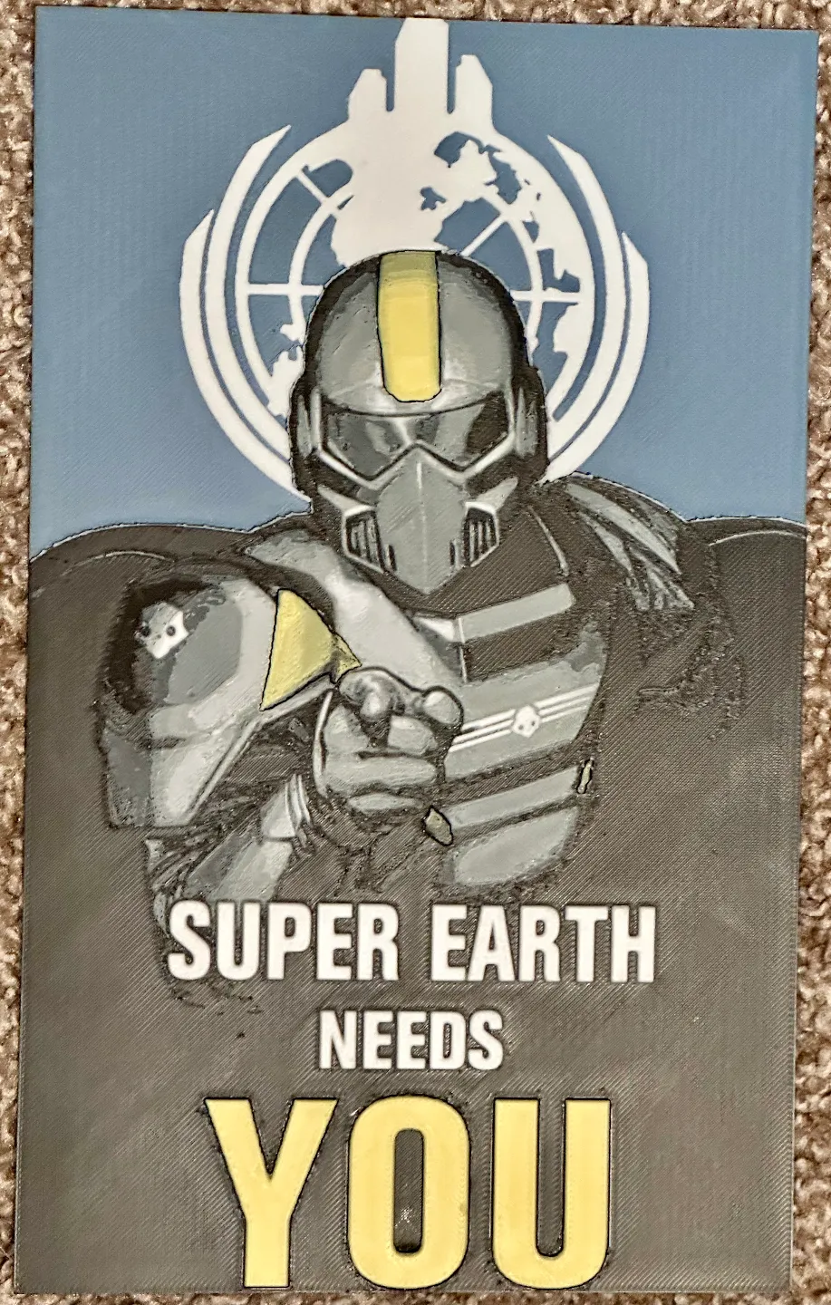 Helldivers Application Helldivers Recruitment Poster - Hueforge by FenixArc - MakerWorld