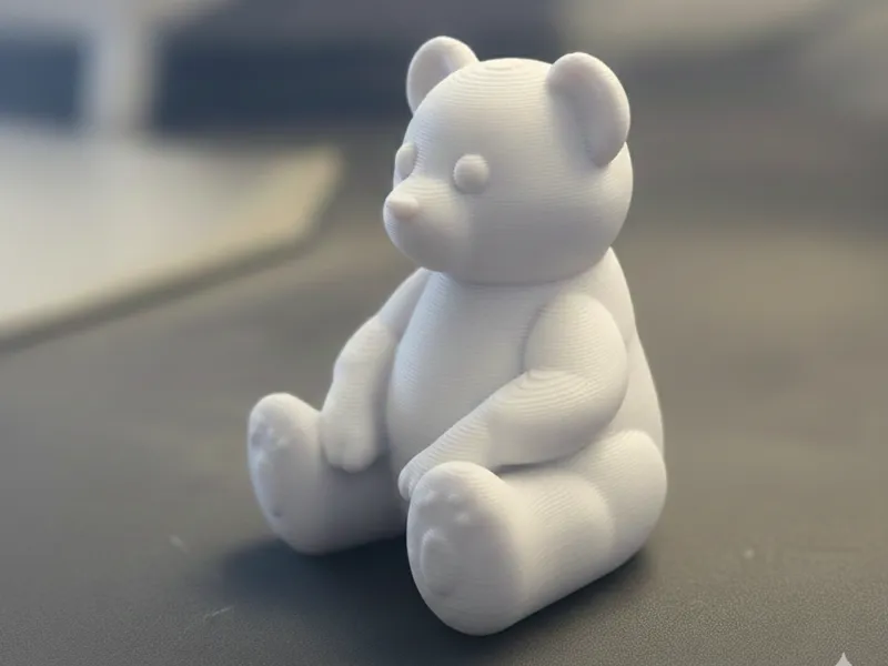 Cute Stylized Bear Toy