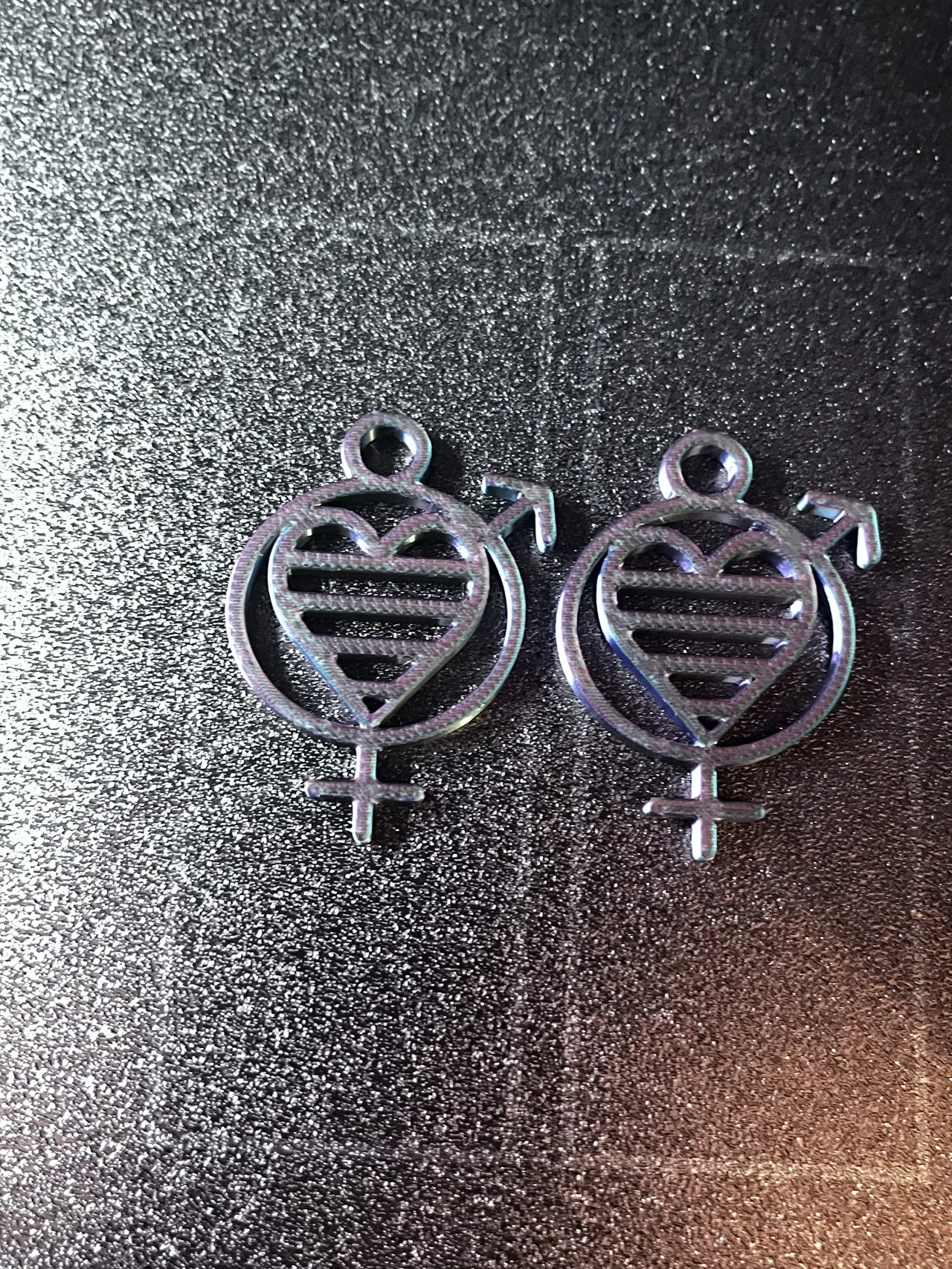 Love is Love Pride Earrings - No AMS, Quick Print view 2