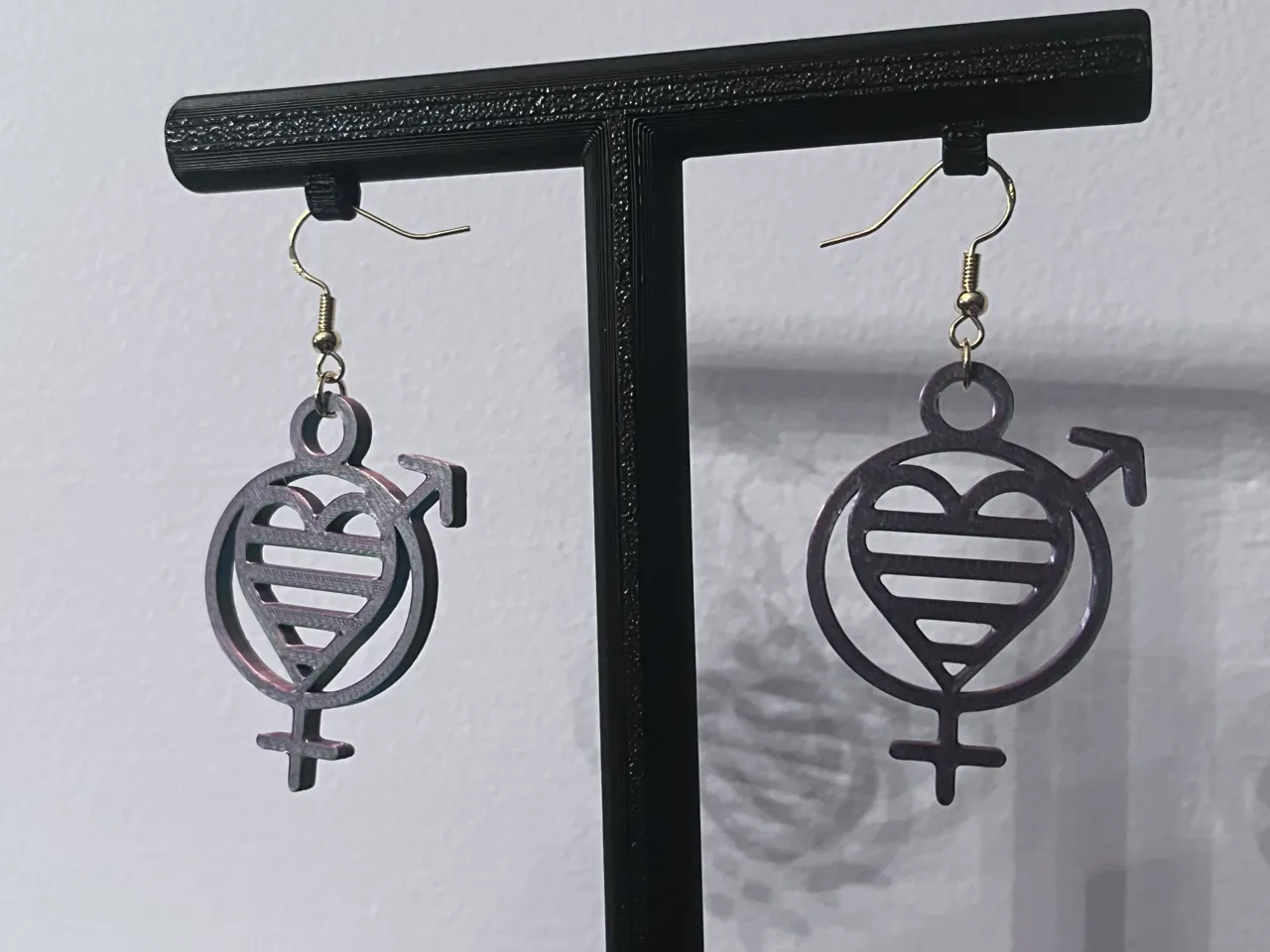 Love is Love Pride Earrings - No AMS, Quick Print view 4