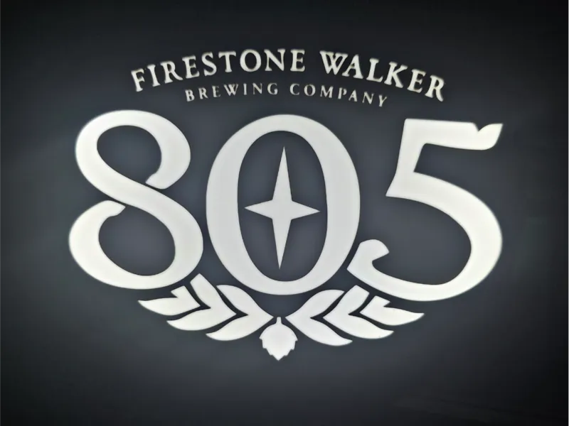 Firestone Walker 805 Beer Round Light Box