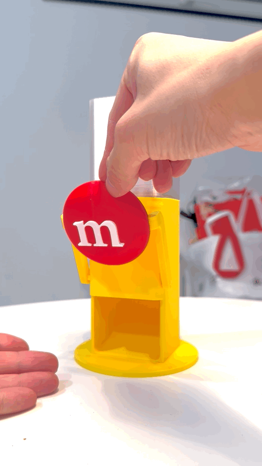 M & M's拉豆机 mm豆升值器 M & M's Candy dispenser